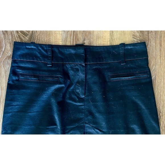 Zara Basic Women’s Black Pencil Skirt‎ Front Slit Faux Pockets Size Medium EUC - Picture 5 of 8